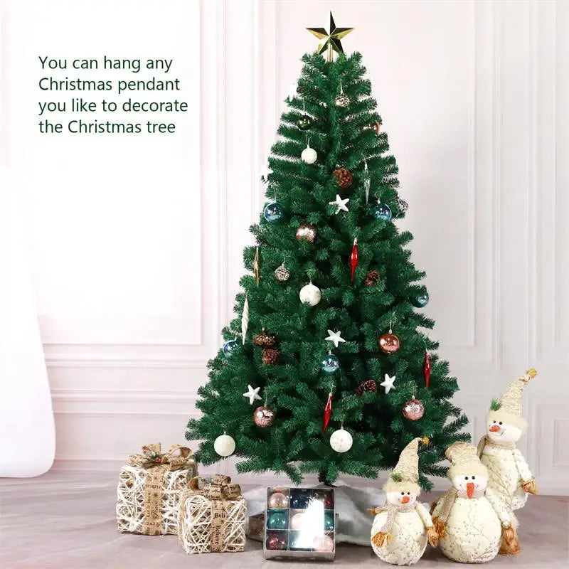 Green PVC Large Christmas Tree Decoration 2024 New Year Home Party